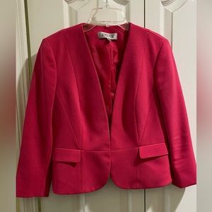 Kasper - 3/4 Hot Pink Blazer - Size 4
